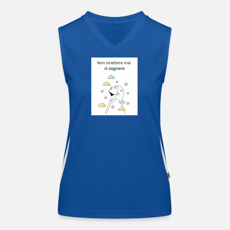Never stop dreaming Women's Functional Contrast Tank Top