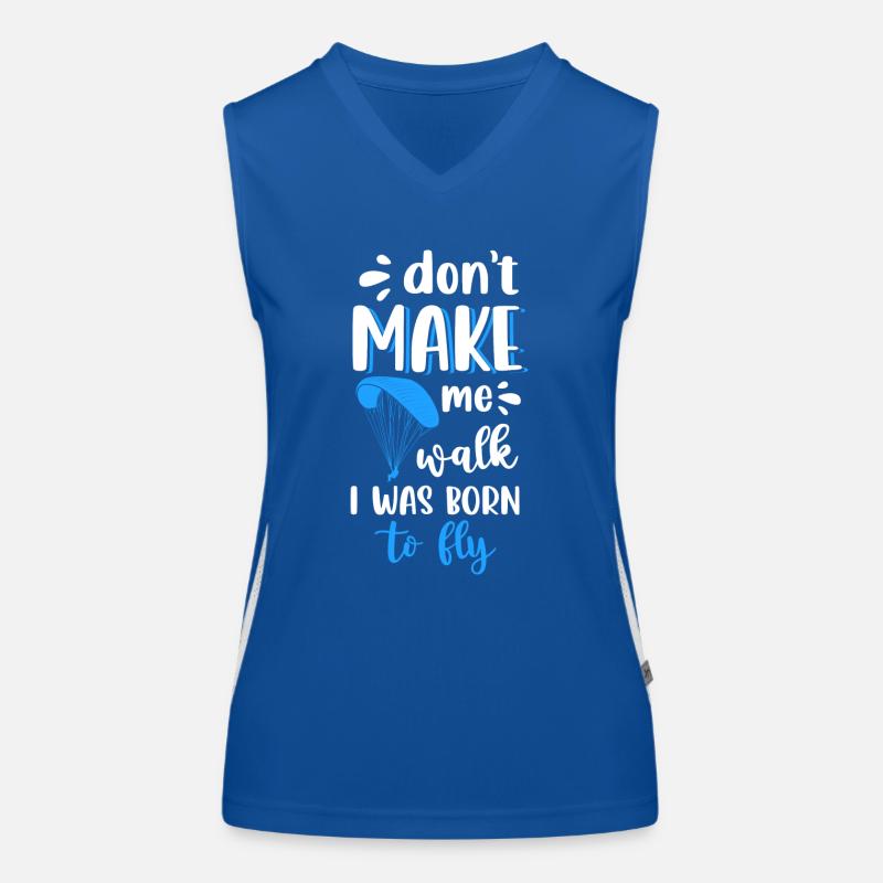 Fallschirm Hängegleiter Funktionelles Kontrast-Tank Top für Frauen