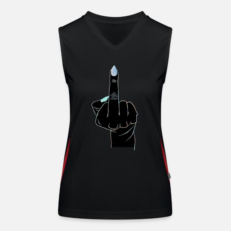 Hooked finger Women's Functional Contrast Tank Top