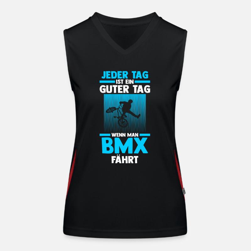 Fahjrrad BMX Funktionelles Kontrast-Tank Top für Frauen