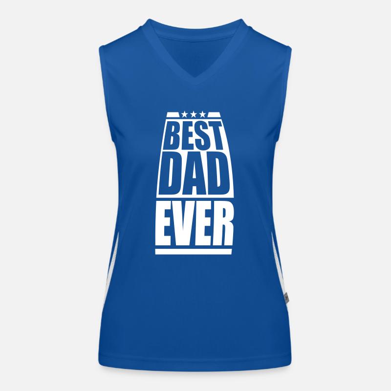 The Best Dad Ever Bester Papa der Welt Cool Liebe Funktionelles Kontrast-Tank Top für Frauen