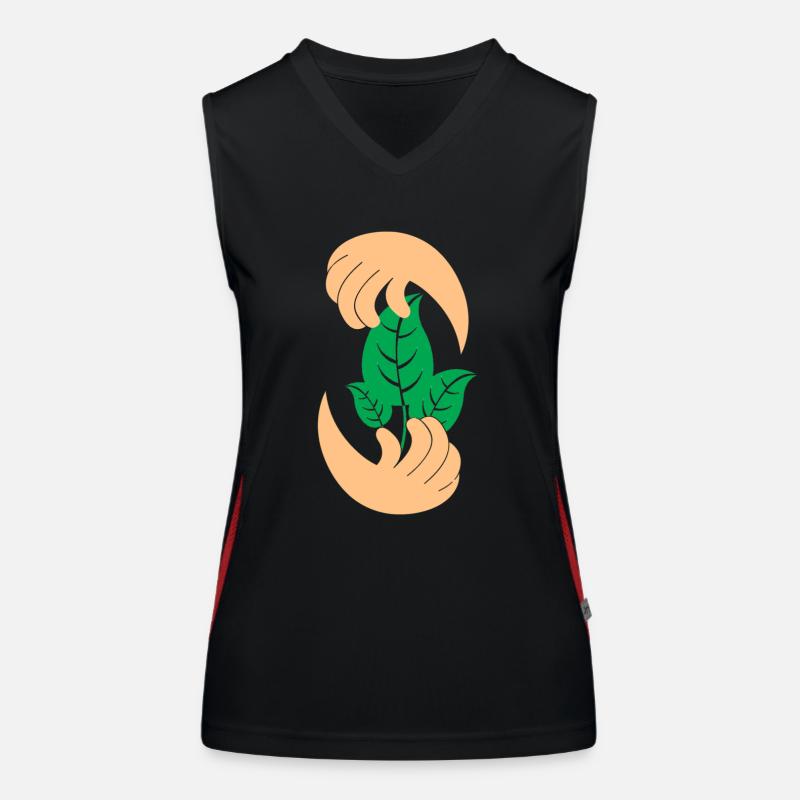 nature Funktionelles Kontrast-Tank Top für Frauen