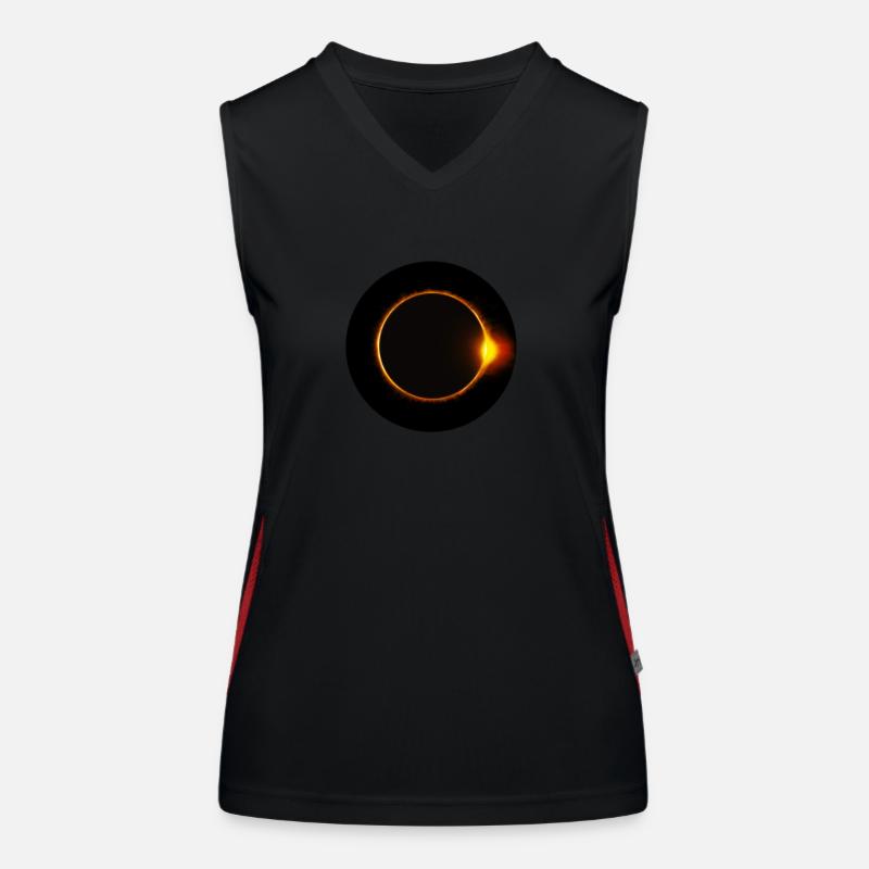 Éclipse solaire Débardeur respirant contrasté Femme