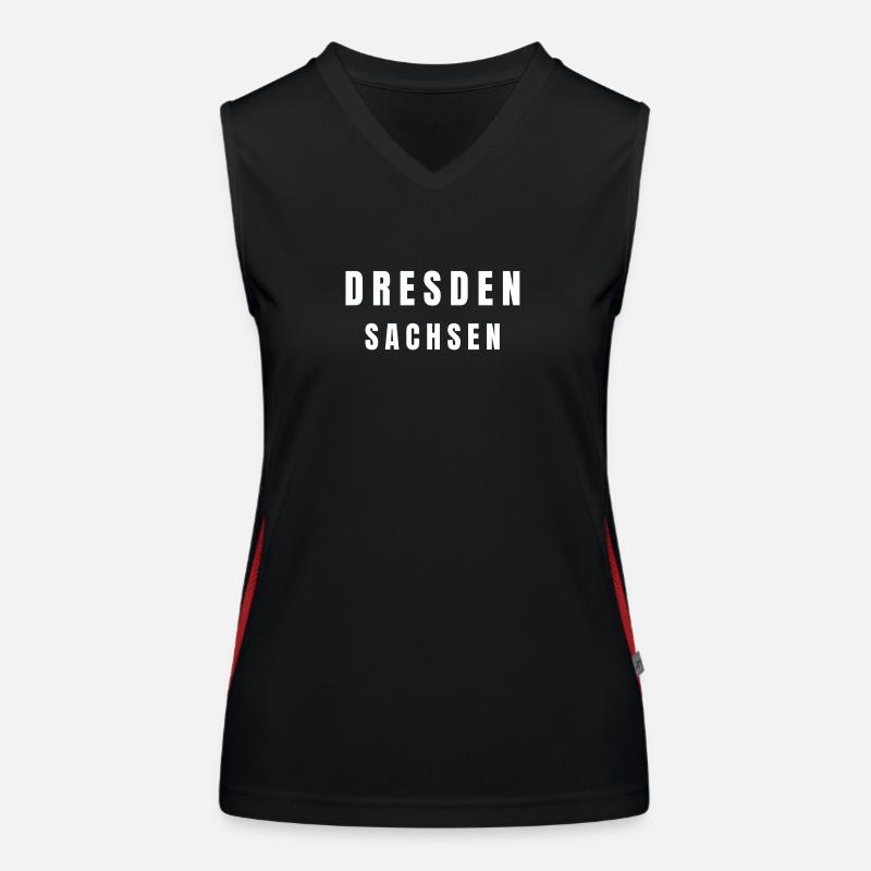 Dresde Saxe Débardeur respirant contrasté Femme