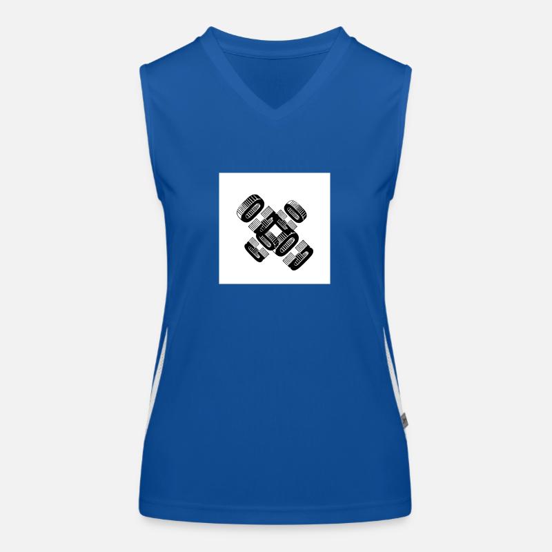 CO CO Design Funktionelles Kontrast-Tank Top für Frauen