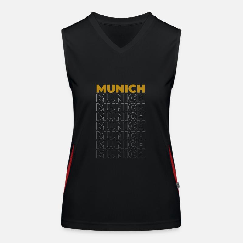 Munich Débardeur respirant contrasté Femme