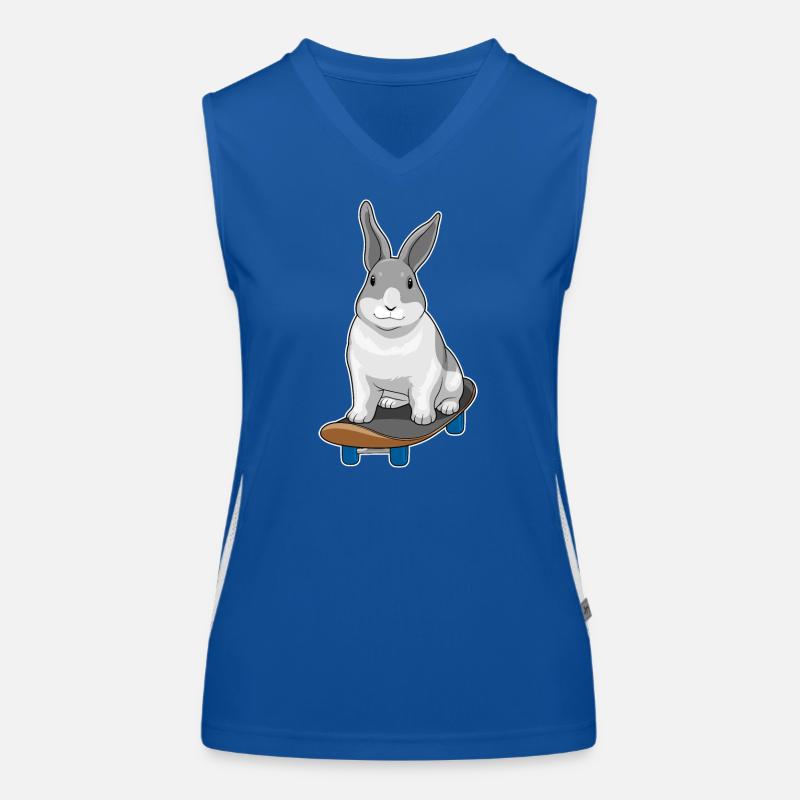 Rabbit Skater Skateboard Débardeur respirant contrasté Femme