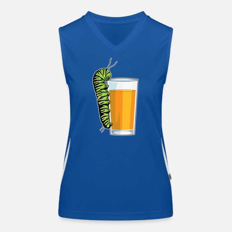 Raupe Saft Funktionelles Kontrast-Tank Top für Frauen