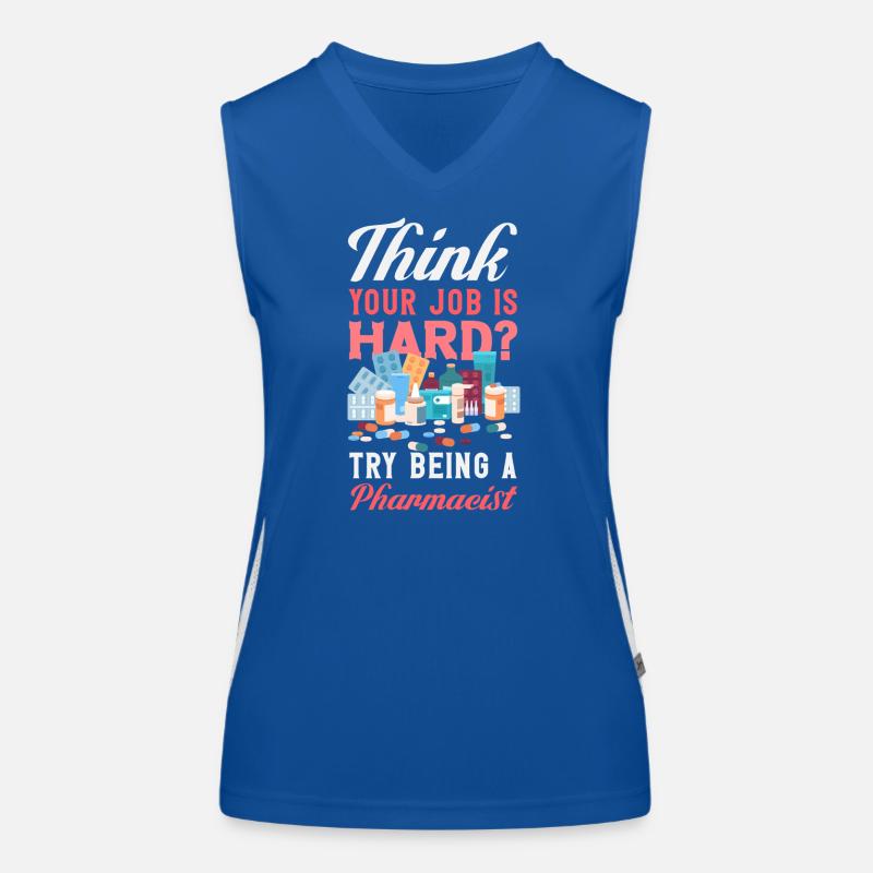 Think your job is hard? Try Women's Functional Contrast Tank Top