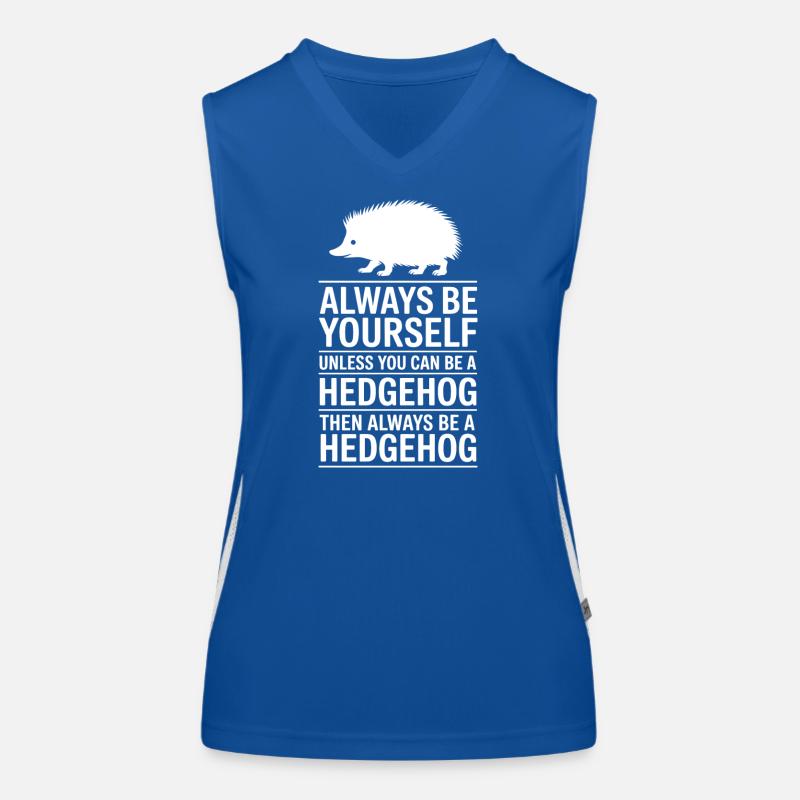 Igel Sprüche Lustiges Igel Geschenk Funktionelles Kontrast-Tank Top für Frauen