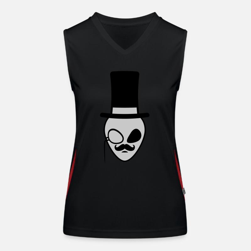 Face Sir Alien Gentlemen Débardeur respirant contrasté Femme
