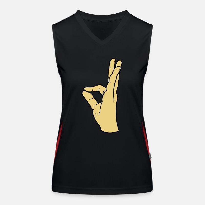 Perfekt sehr lecker Handgeste Funktionelles Kontrast-Tank Top für Frauen