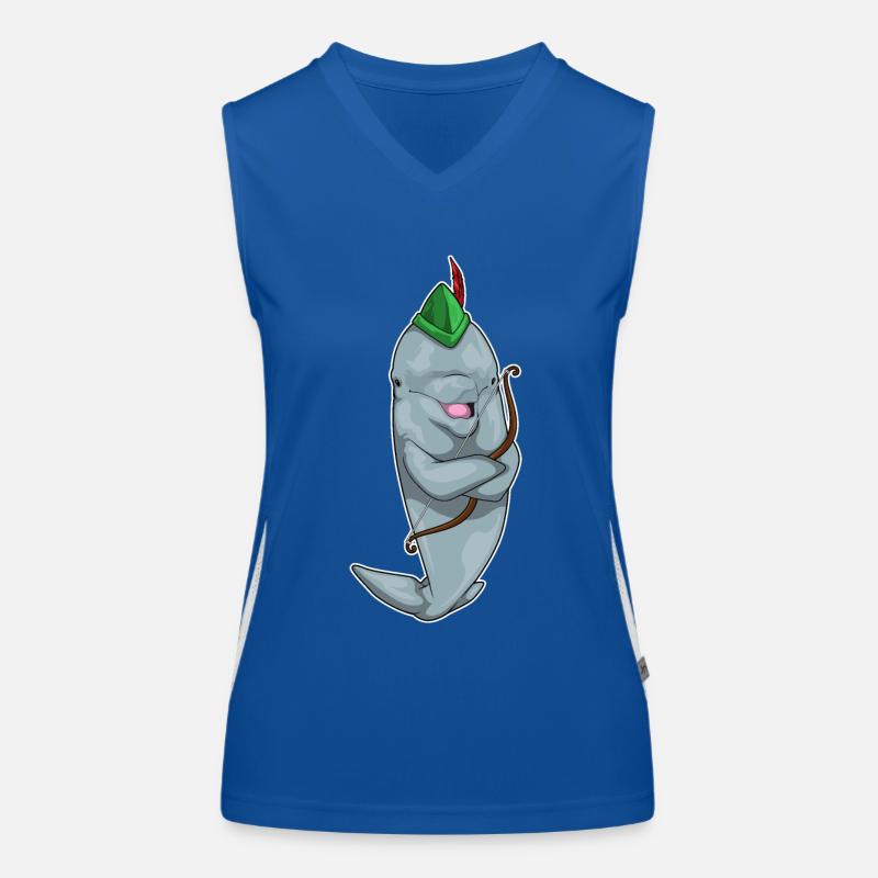 Arc de dauphin Débardeur respirant contrasté Femme