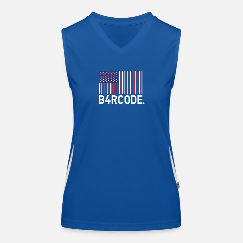 B4RCODE. United States Women's Functional Contrast Tank Top
