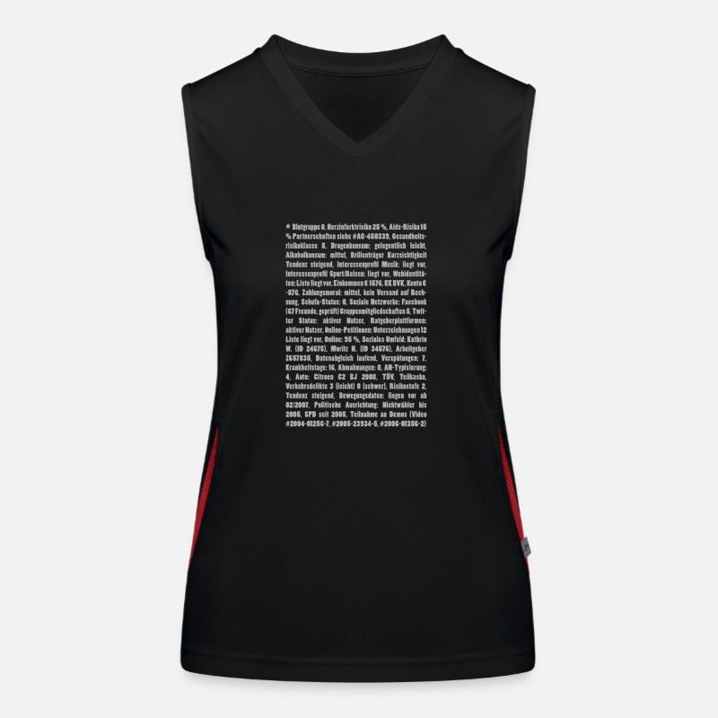 Datensatz Funktionelles Kontrast-Tank Top für Frauen