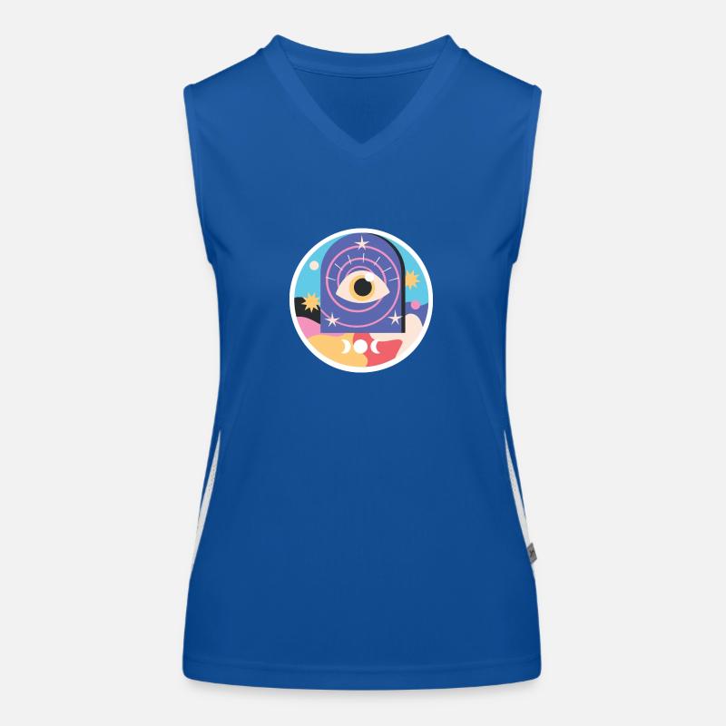 HYPER EYES Débardeur respirant contrasté Femme