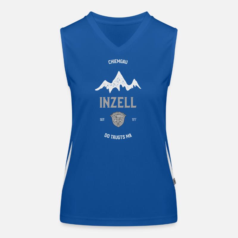Inzell - Do taugts ma Funktionelles Kontrast-Tank Top für Frauen