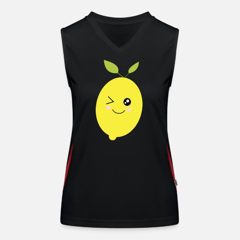 Lemon Lime Lime Women's Functional Contrast Tank Top