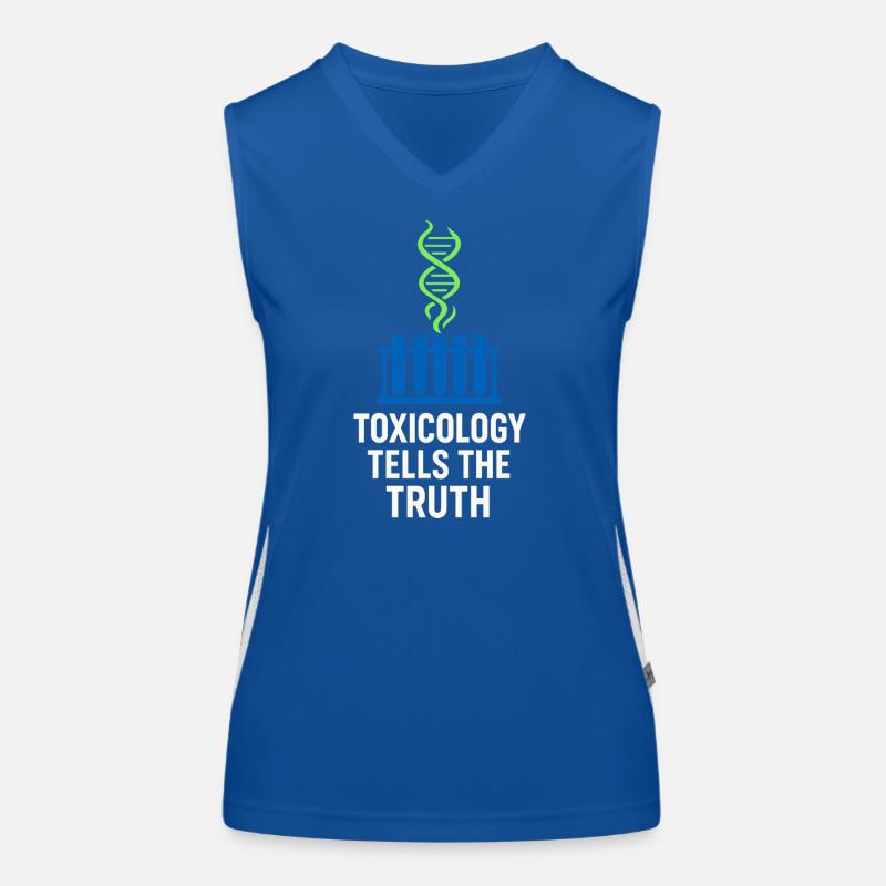 Forensic Chemist Crime Lab Toxicology Women's Functional Contrast Tank Top