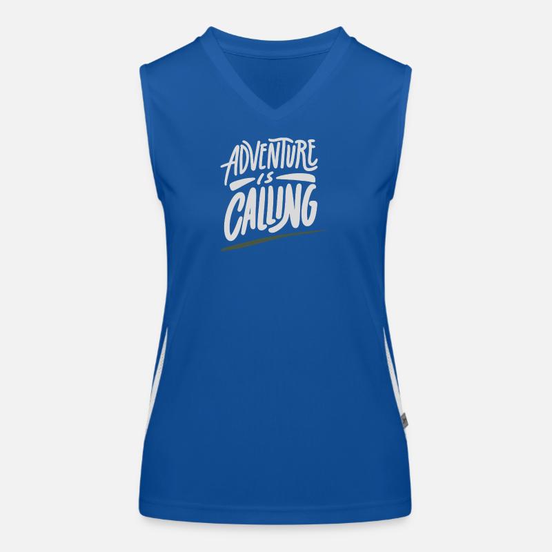 Adventure is calling Funktionelles Kontrast-Tank Top für Frauen