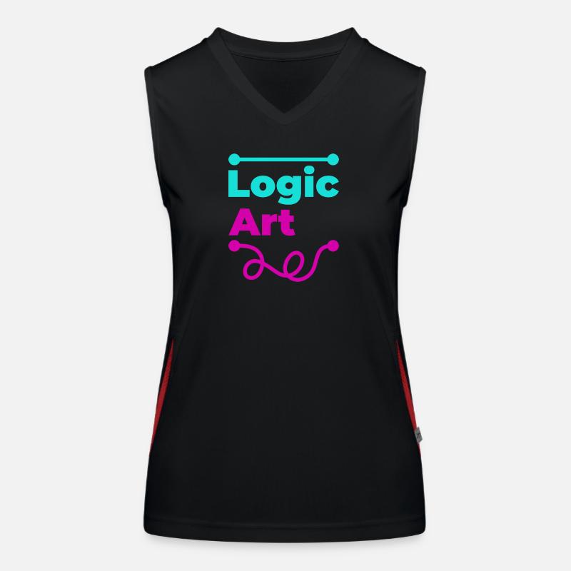 Logik-VS-Grafik Funktionelles Kontrast-Tank Top für Frauen
