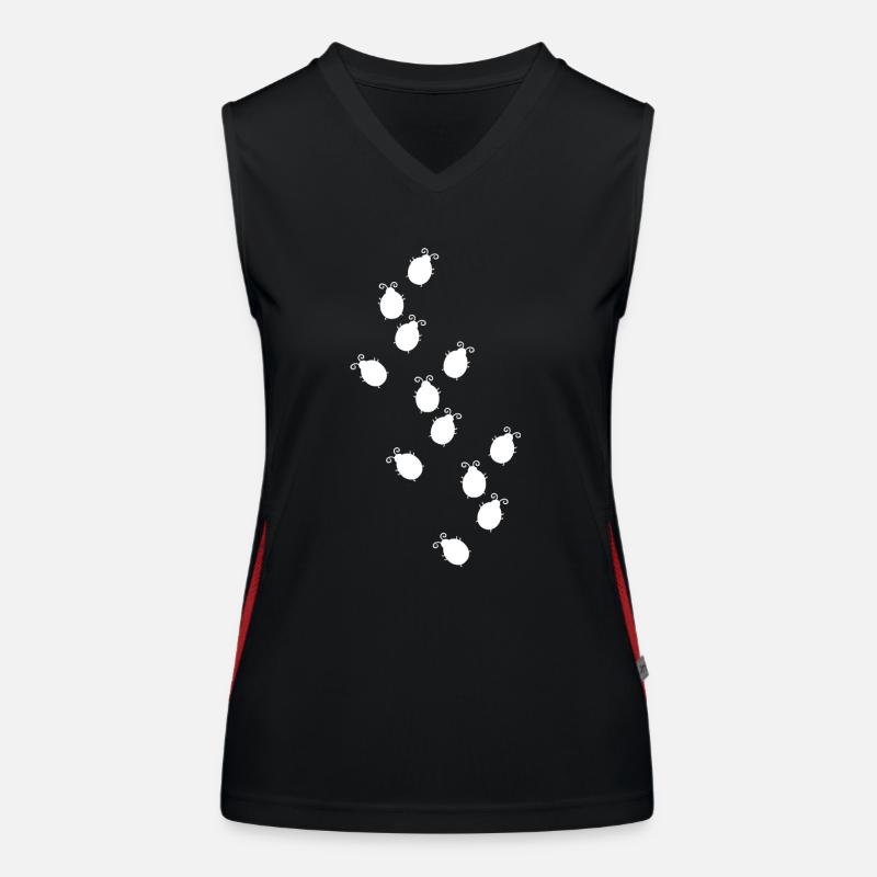 Bug Race Funktionelles Kontrast-Tank Top für Frauen