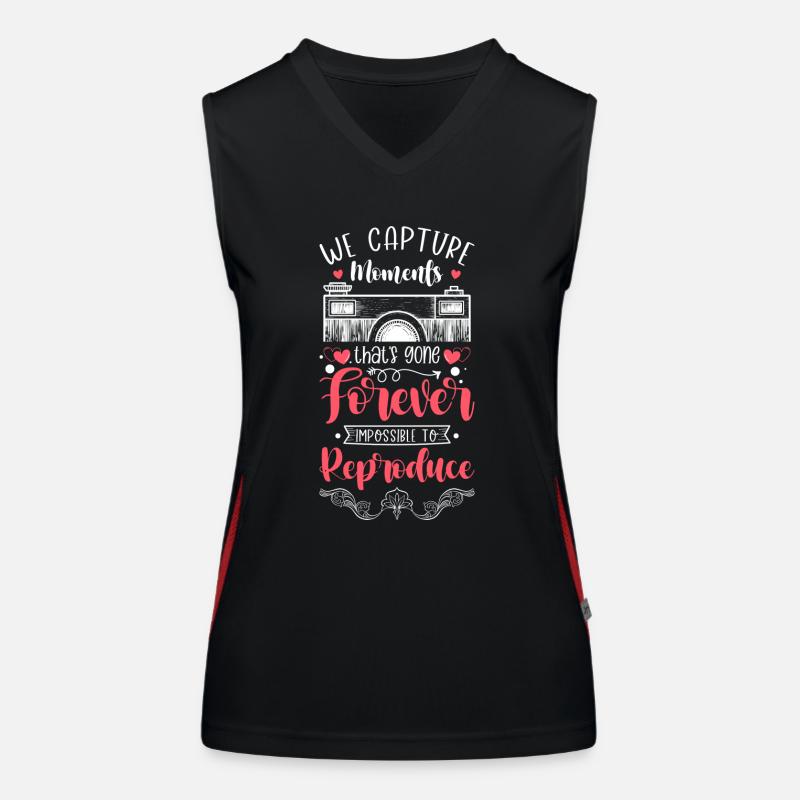 Photographer Image Women's Functional Contrast Tank Top
