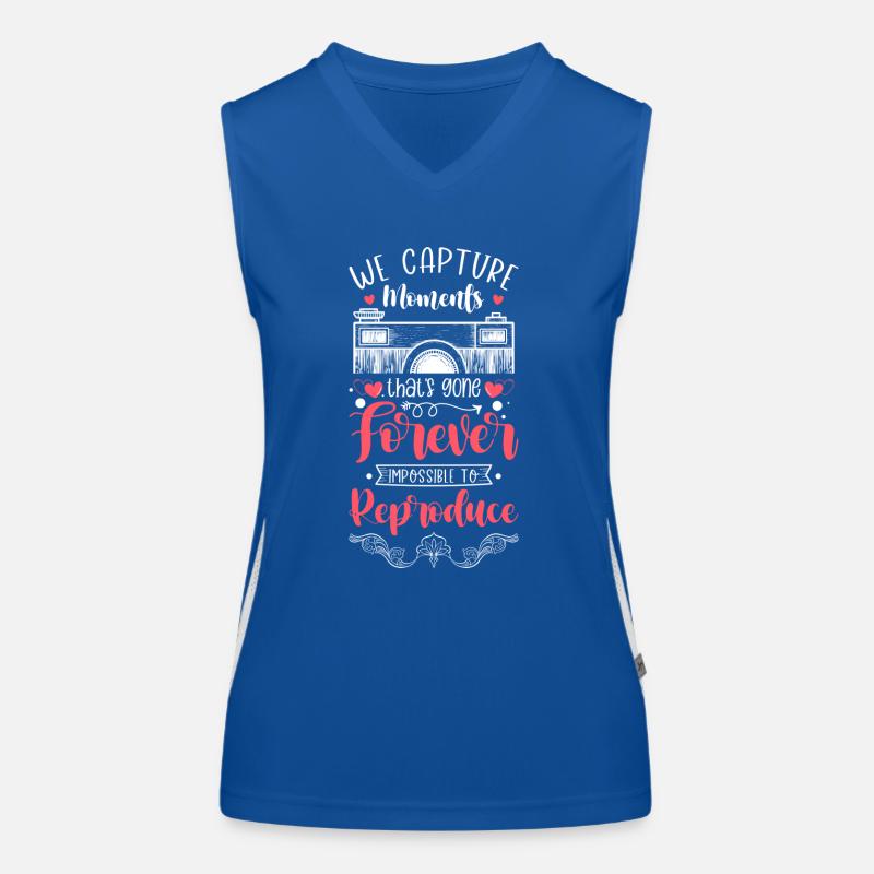 Fotograf Bild Funktionelles Kontrast-Tank Top für Frauen