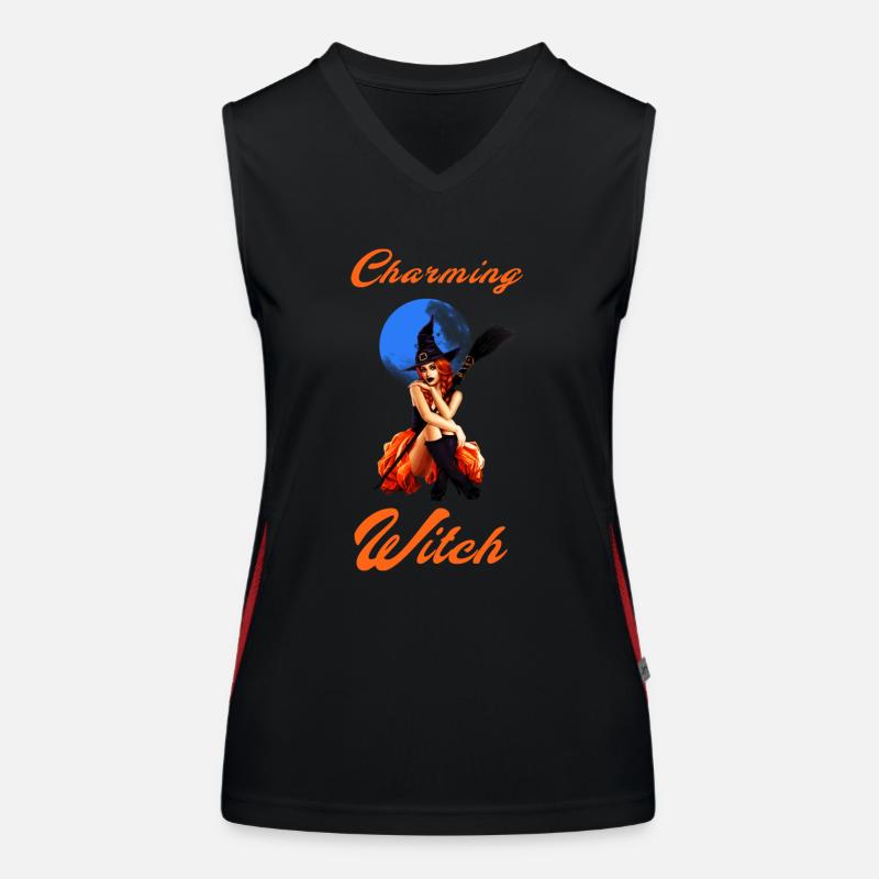Charming Witch Women's Functional Contrast Tank Top