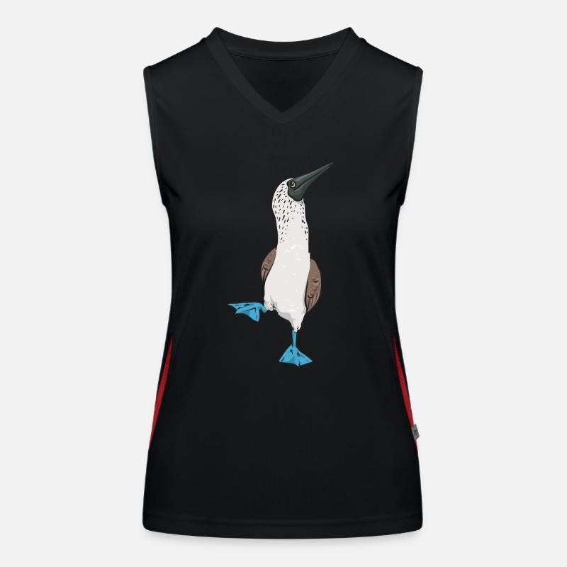 Blue-footed Booby Seabird Blue-footed Booby Seabird Women's Functional Contrast Tank Top