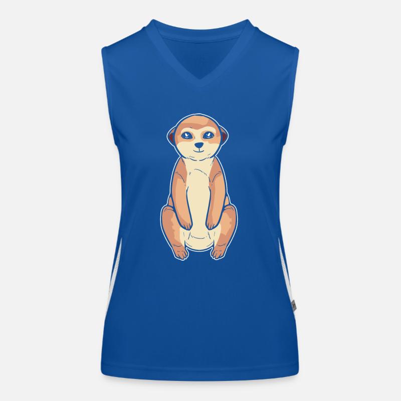 Erdmännchen Funktionelles Kontrast-Tank Top für Frauen