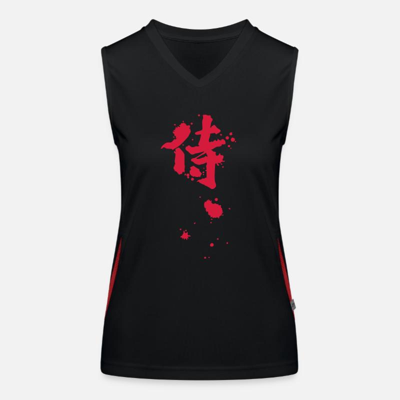 samurai Funktionelles Kontrast-Tank Top für Frauen