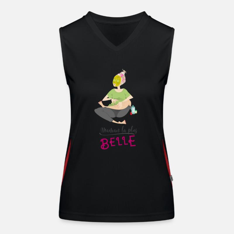 Die schönste Mutter Funktionelles Kontrast-Tank Top für Frauen