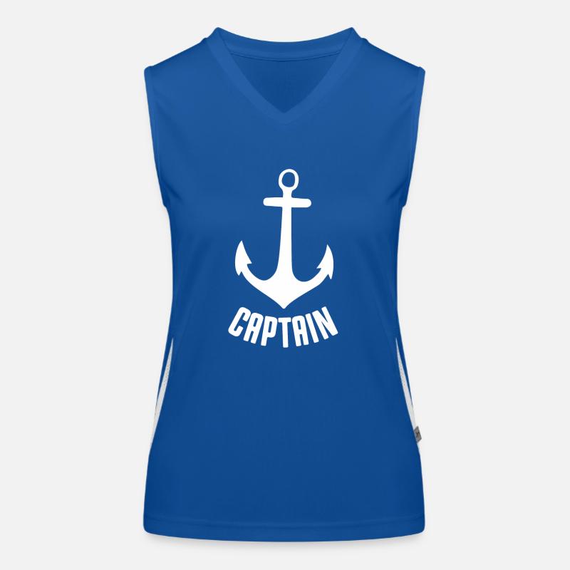 Captain Funktionelles Kontrast-Tank Top für Frauen