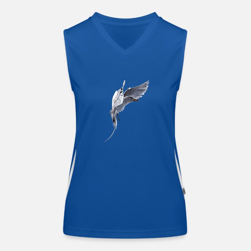 Weißschwanz Tropenvogel Funktionelles Kontrast-Tank Top für Frauen