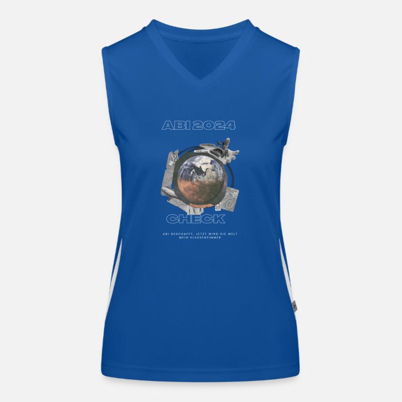 Abi 2024 Funktionelles Kontrast-Tank Top für Frauen