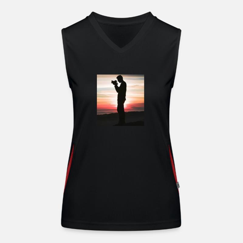 High pose Women's Functional Contrast Tank Top