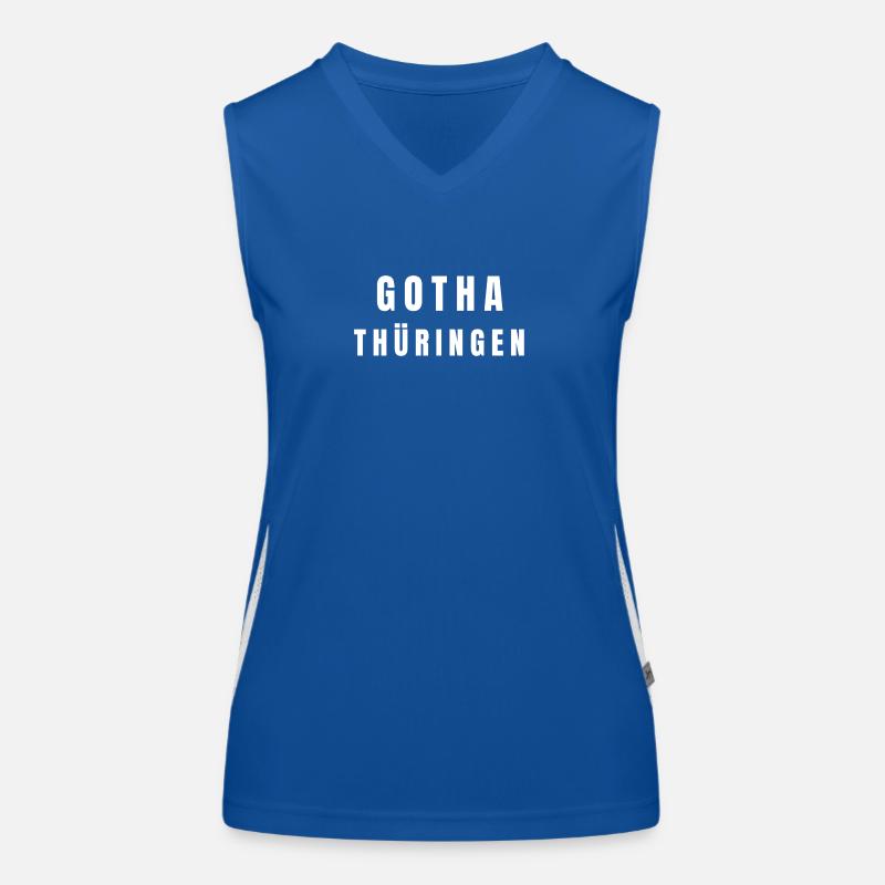 Gotha Thüringen Funktionelles Kontrast-Tank Top für Frauen
