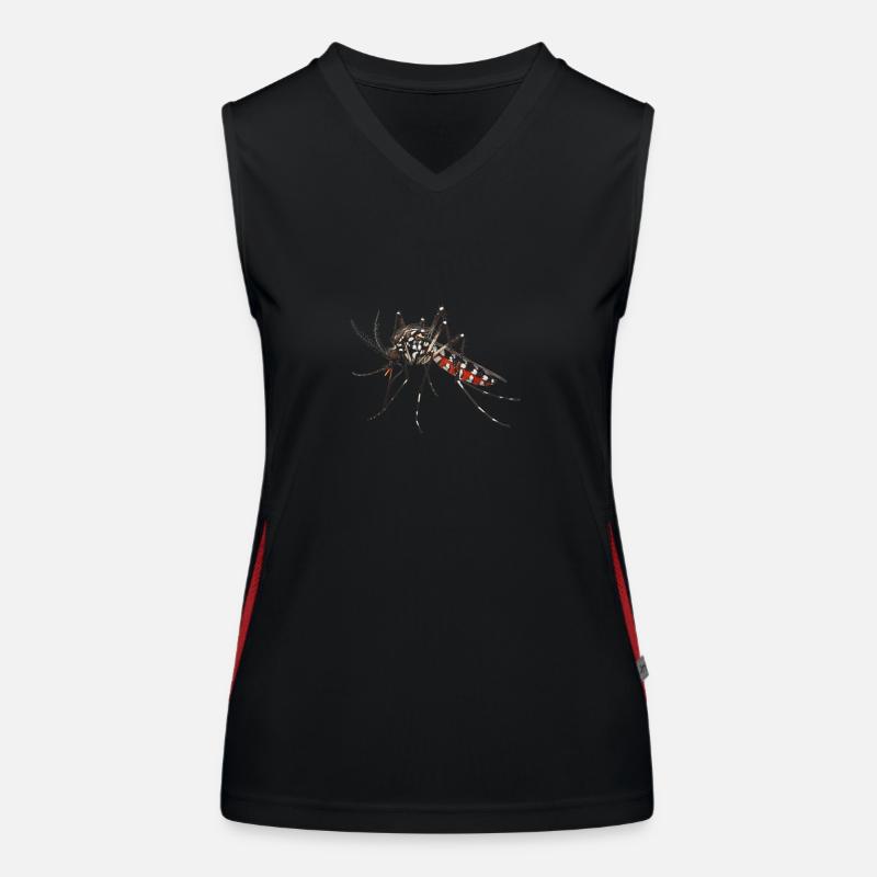 Tiger-Mücke Funktionelles Kontrast-Tank Top für Frauen