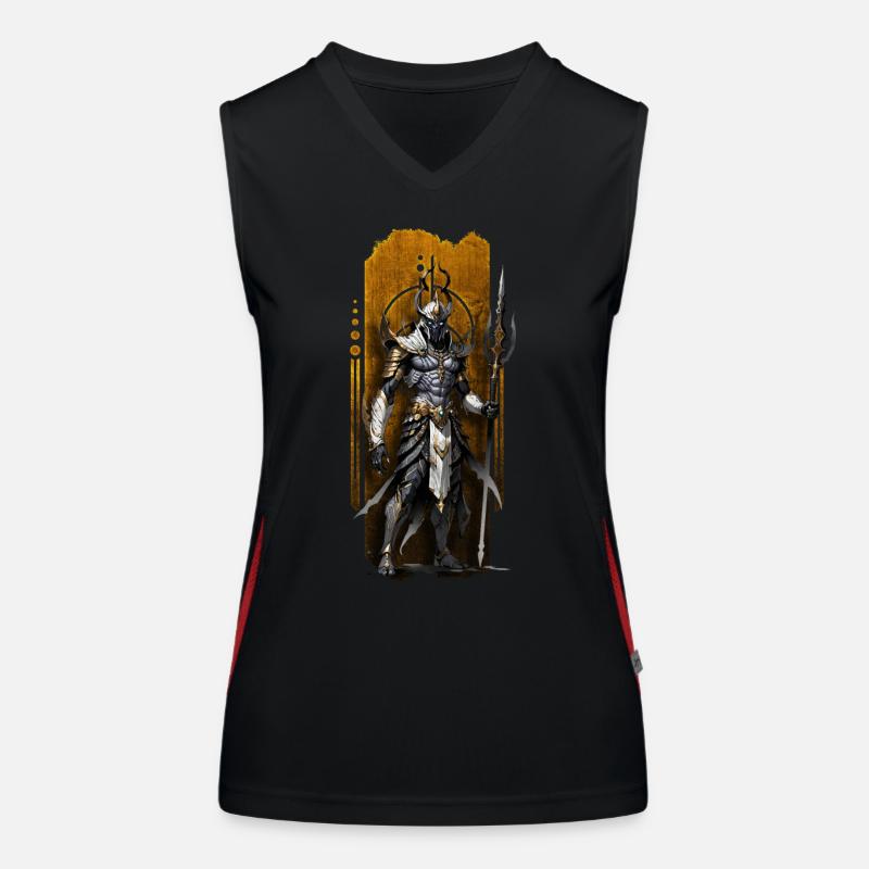 Osiris, Wächter der Unterwelt Funktionelles Kontrast-Tank Top für Frauen