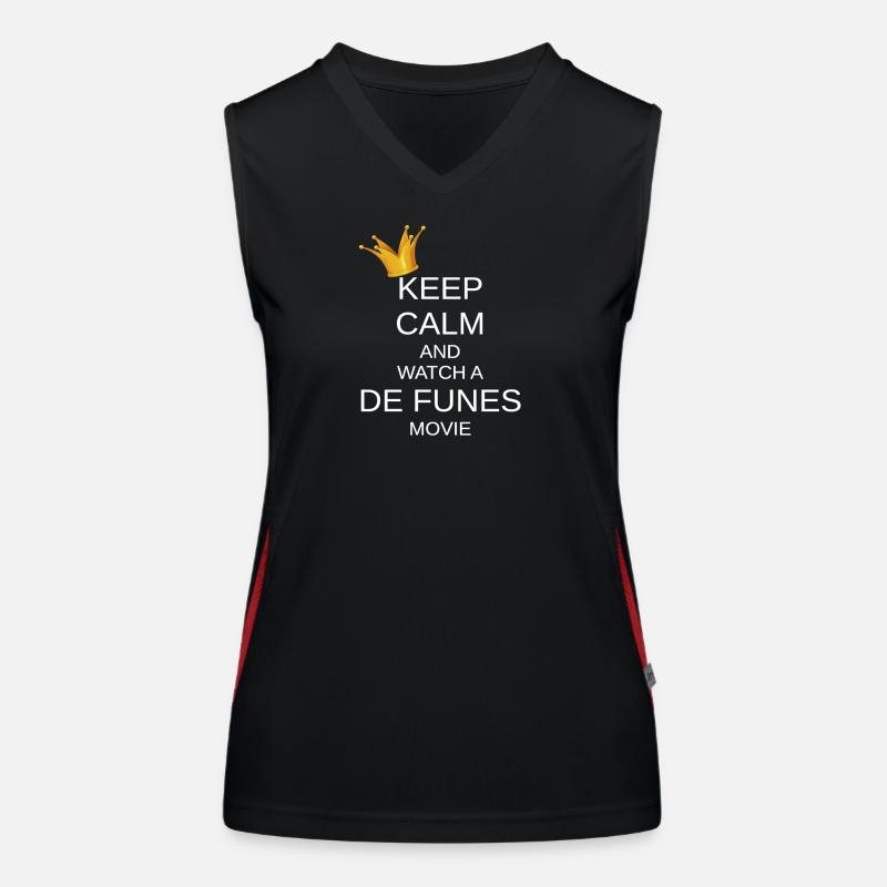 KEEP CALM Débardeur respirant contrasté Femme