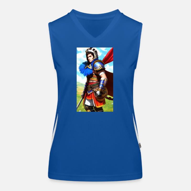 Multicolor Knight Gladiator Women's Functional Contrast Tank Top