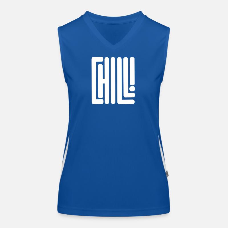 Just chill Funktionelles Kontrast-Tank Top für Frauen