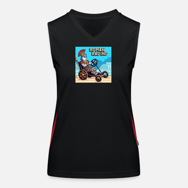 Der Lehrplan Funktionelles Kontrast-Tank Top für Frauen