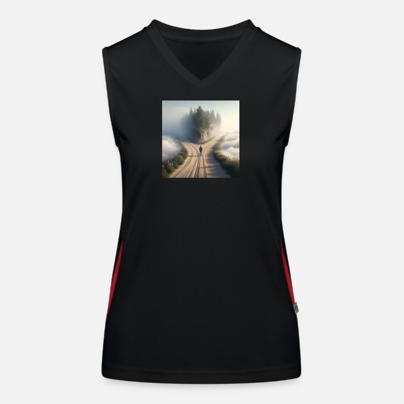 Explore  Débardeur respirant contrasté Femme