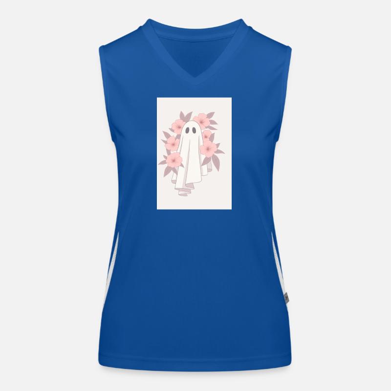 Pastellgeist mit Blumenkranz Débardeur respirant contrasté Femme