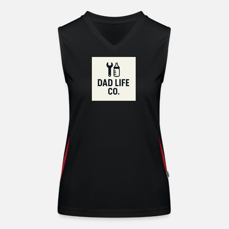 Dad Life Co Tool Bottles Women's Functional Contrast Tank Top