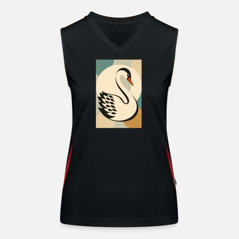 cygne Débardeur respirant contrasté Femme