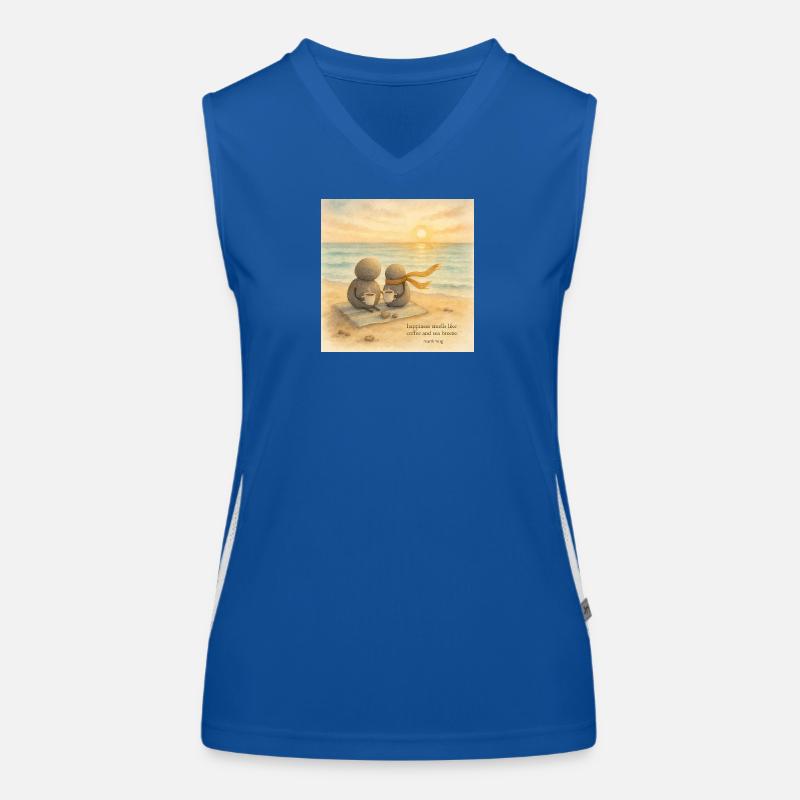 Compagnons de café Sea Breeze Débardeur respirant contrasté Femme