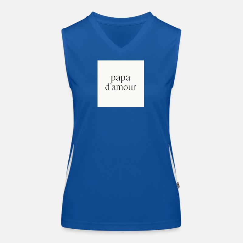 Papa d'amour Débardeur respirant contrasté Femme